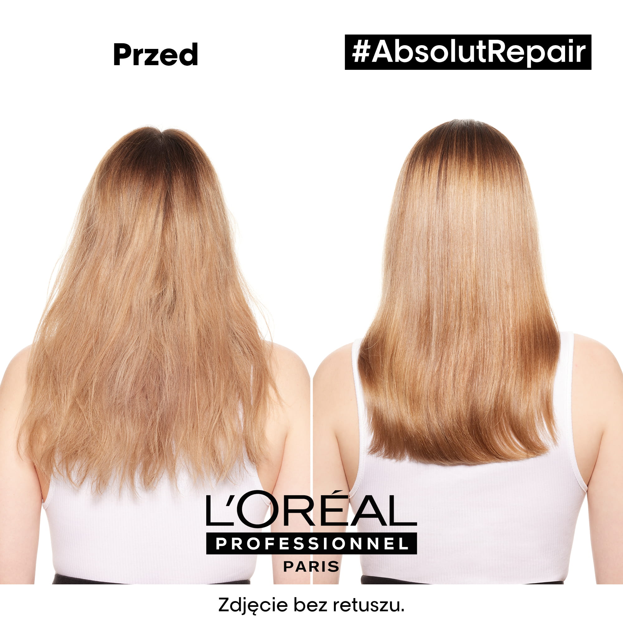 L'Oréal Professionnel Meteora Absolut Repair Molecular- Regenerujący Zestaw Prezentowy do Włosów Zniszczonych LOreal-Professionnel-Absolut-Repair-Molecular-regenerujacy-szampon-przed-i-po