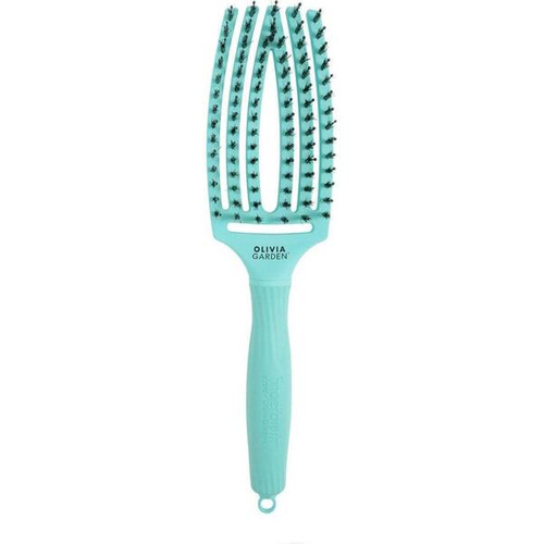 Szczotka Olivia Garden Finger Brush Combo Medium Mint z Włosiem Dzika 