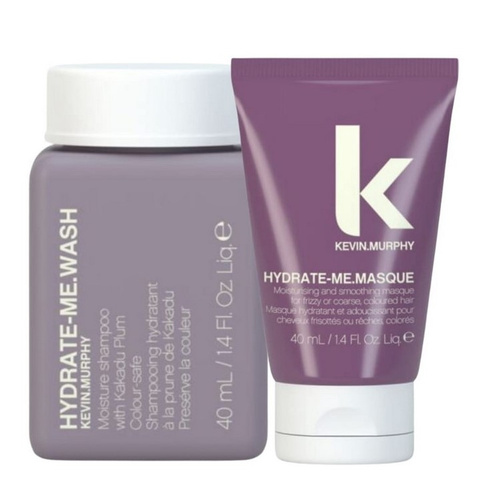 Kevin Murphy Hydrate Me Wash 40ml  + Hydrate Me Masque 40ml – Zestaw Głęboko nawilżający Włosy 