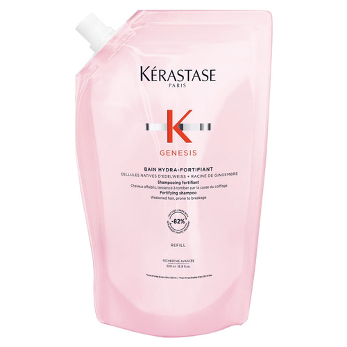 Kérastase Genesis Bain Hydra-Fortifiant - Wzmacniająca Kąpiel do Włosów Opakowanie Uzupełniające 500ml