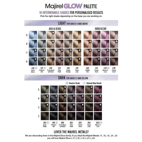 L'oreal Majirel Glow Farba Do Włosów Permanentna Light Base .21 Frozen Rose 50ml