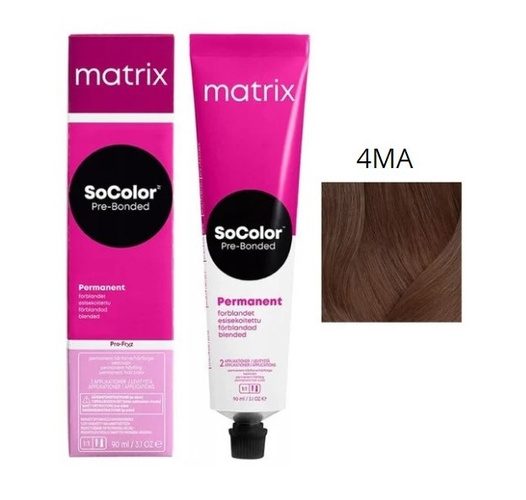 Matrix Socolor Pre-Bonded Farba Do Włosów 4MA 90ml