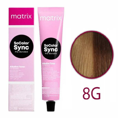 Matrix Sync Farba Do Włosów Pół-Permanentna 8g Light Blondie Gold 90ml