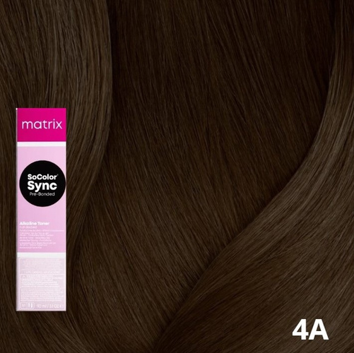 Matrix Sync Socolor Farba Do Włosów 4A 90ml