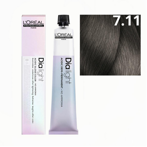 Loreal Professional Dia Light Farba do włosów 7.11 50ml
