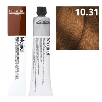 L'oreal Majirel Farba Do Włosów Permanentna 10.31 Bardzo Jasny Blond Złocisto-Popielaty 50ml