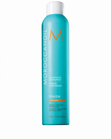 Moroccanoil Finish Luminous Strong Mocno Utrwalający Spray Nabłyszczający Do Włosów 330ml