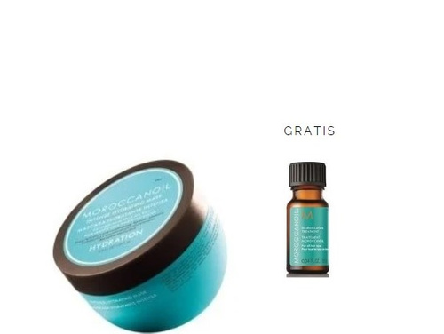 Moroccanoil Maska Do Włosów Intensywnie Nawilżająca 250ml + Olejek 10ml Gratis 