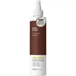 Milk Shake Direct Colour Warm Brown Toner Odżywka Do Włosów Koloryzująca Ciepły Brąz 200ml