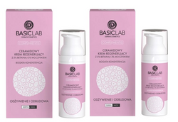 Zestaw BasicLab Ceramidowy Krem do Twarzy Regenerujący Lekki 2x50 ml