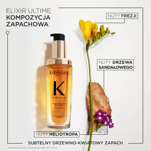 Kérastase Elixir Ultime oryginalny olejek do włosów do wielokrotnego napełniania 75ml