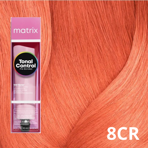 Matrix Tonal Control Kwasowy Toner Żelowy Do Włosów ton w ton 8CR 90ml 