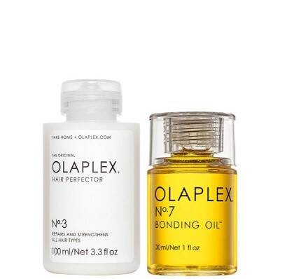 Zestaw Olaplex No.3 100ml,  No7 30ml - Odbudowa i Blask dla Twoich Włosów