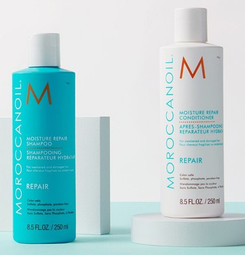 Moroccanoil Repair Zestaw Odbudowa Szampon 250ml + Odżywka 250ml