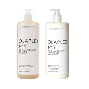 Zestaw Olaplex No.4 Bond Maintenance Shampoo 1000ml i Olaplex No.5 Bond Maintenance Conditioner Odbudowa Włosów