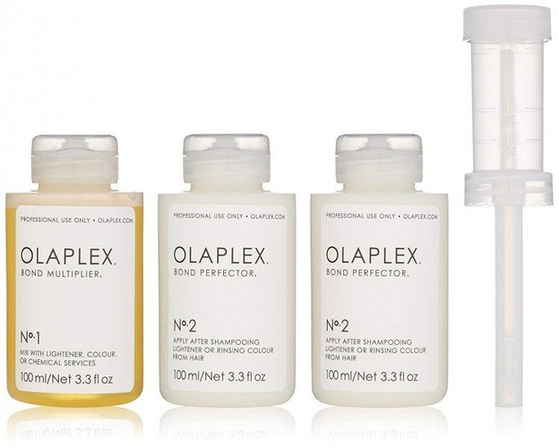 Olaplex Traveling Stylist Kit, No.1 100ml + 2xNo.2 100ml, Zestaw do Regeneracji Włosów 3x 100ml