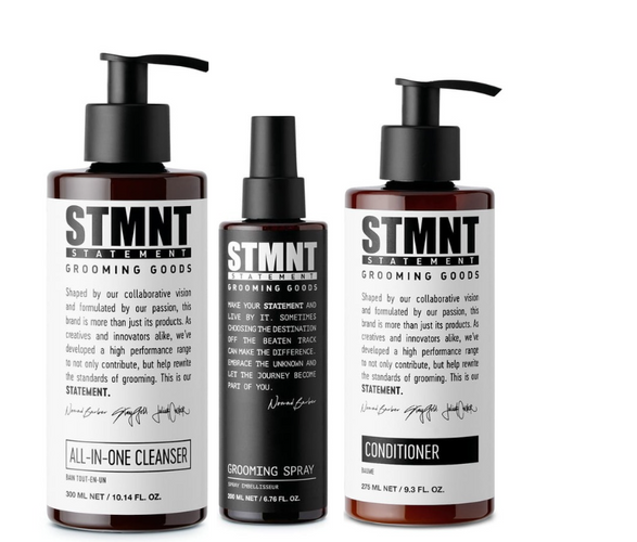 STMNT Zestaw Pielęgnacji -  All In One Shampoo, Conditioner i Grooming Spray  
