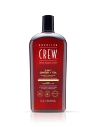 American Crew 3 w 1 Ginger + Tea, Szampon, Żel Pod Prysznic i Odżywka w jednym 250ml