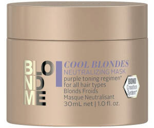 Schwarzkopf Blondme Cool Blondes Neutralizująca Maska Do Włosów Blond 30ml