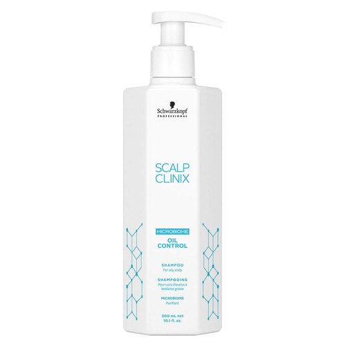 Schwarzkopf Scalp Clinix Microbiome Oil Control Shampoo Szampon Kontrolujący Sebum do Włosów 300ml