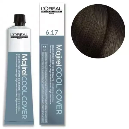 L'oreal Majirel Cool Cover Do Włosów 6.17 Ciemny Blond Popielato-Metaliczny 50ml