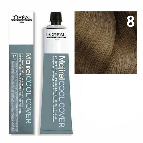 L'oreal Majirel Cool Cover Do Włosów 8 Jasny Blond 50ml