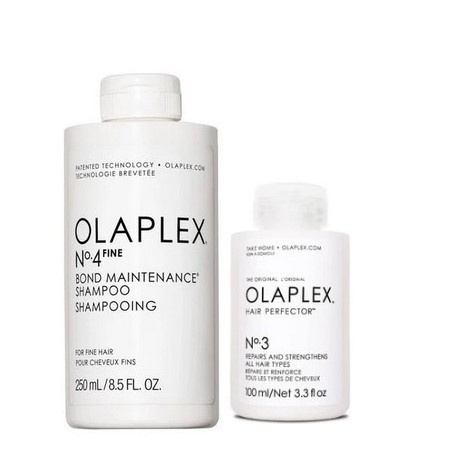 Zestaw Olaplex No.4 Fine 250ml + Olaplex No.3 Hair Perfector: 100ml