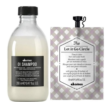 Zestaw Davines - Szampon Oi 250ml i Maska The Let It Go Circle 50ml