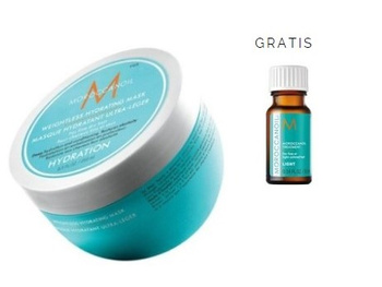 Moroccanoil Nawilżająca Nieobciążająca Maska Do Włosów 250ml + Olejek Light 10ml Gratis