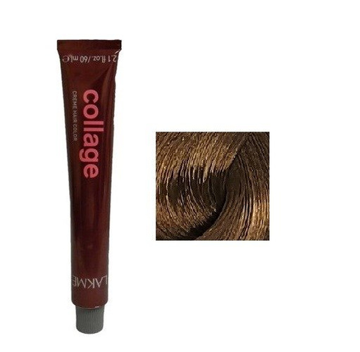Lakme Collage Farba Do Włosów Trwale Kryjąca 8/06 Gold Ash Light Blonde 60ml