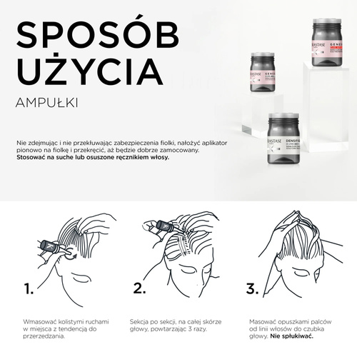 Kerastase Genesis Cure Apaisante- Kuracja Kojąca w Ampułkach dla Wrażliwej Skóry Głowy 10x6ml