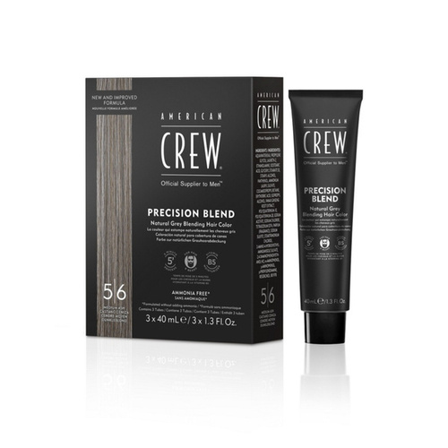 American Crew Precision Blend Medium Ash Farba 5-6 3x40ml