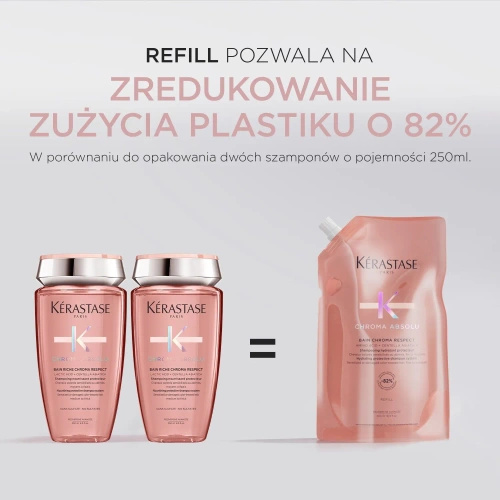 Kérastase Chroma Absolu- Kąpiel do Włosów Farbowanych Opakowanie Uzupełniające 500ml