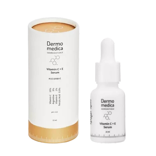 Dermomedica Vitamin C+E Serum- Aktywne Serum do Twarzy z Witaminą C, E i Kwasem Ferulowym 15ml