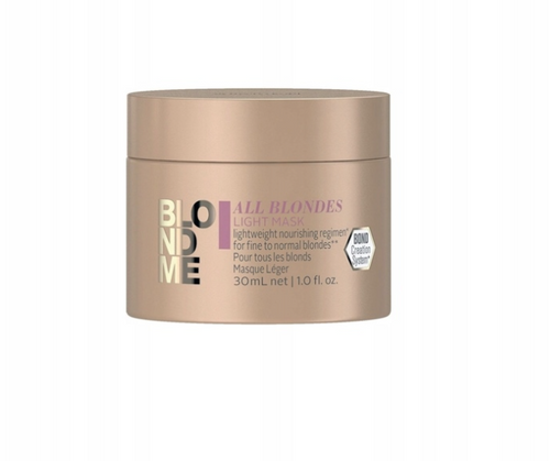 Schwarzkopf Blondme All Blondes Lekka Maska Do Włosów Blond 30ml