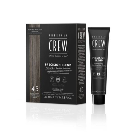 American Crew Precision Blend Medium Natura Farba 4-5 3x40ml