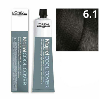 L'oreal Majirel Cool Cover Do Włosów 6.1 Ciemny Blond Popielaty 50ml