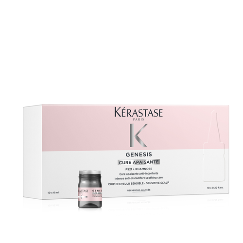 Kerastase Genesis Cure Apaisante- Kuracja Kojąca w Ampułkach dla Wrażliwej Skóry Głowy 10x6ml
