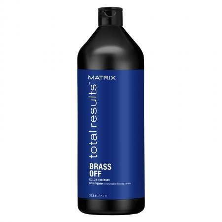 Matrix Total Results Brass Off Szampon Z Niebieskim Pigmentem Neutralizujący Miedziane Odcienie 1000ml