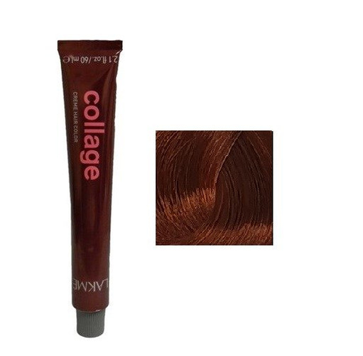 Lakme Collage Farba Do Włosów Trwale Kryjąca 6/44 Copper Copper Dark Blonde 60ml