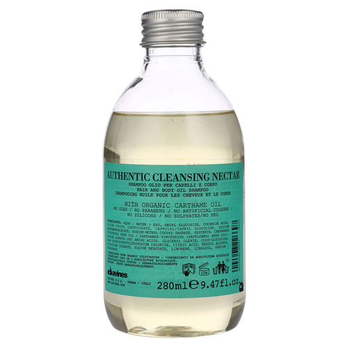 Davines Authentic Cleansing Nectar – Oczyszczający Nektar Do Włosów i Ciała 280 ml