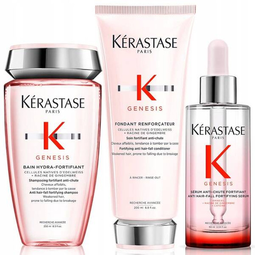 KÉRASTASE GENESIS Zestaw do włosów cienkich szampon 250ml + odżywka 200ml + serum 90ml