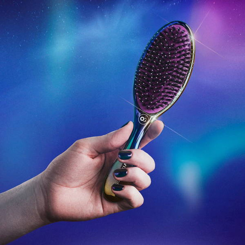 Szczotka Olivia Garden Aurora Violet Szczotka Do Rozczesywania Włosów Z Włosiem Dzika Purpurowa Tęcza