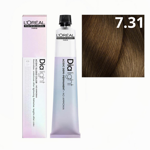 L'oreal Dia Light Farba Do Włosów Półtrwała 7.31 50ml