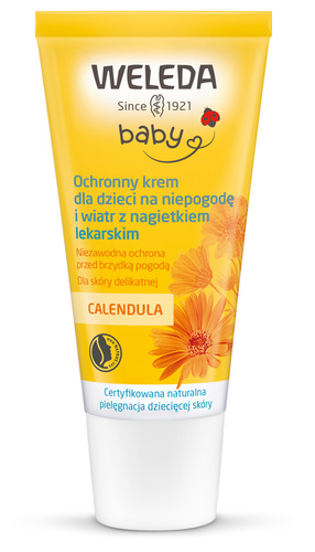  Weleda Baby- Ochronny Krem na Niepogodę i Wiatr z Nagietkiem Lekarskim 30ml