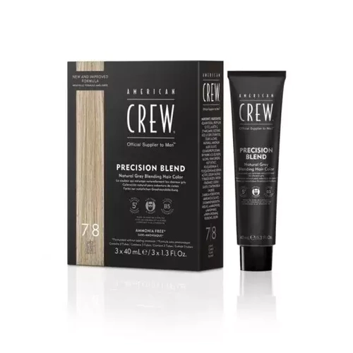 American Crew Precision Blend Light Farba 7-8 3x40ml