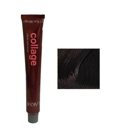 Lakme Collage Farba Do Włosów Trwale Kryjąca 4/60 Chestnut Medium Brown 60ml