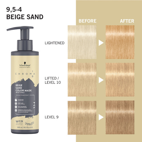 Schwarzkopf Chroma Id Bonding Maska Do Włosów 9.5-4 Beżowa 300ml