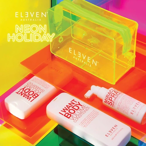 Eleven Australia Holiday Volume Trio 2023 Zestaw Do Włosów Dodający Objętości Szampon i Odżywka 300ml, Spray Do Włosów 125ml