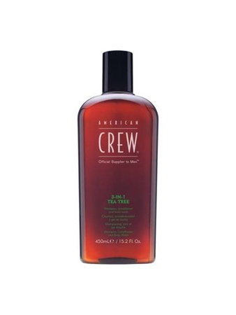 American Crew 3-In-1 Tea Tree Szampon/Odżywka/Żel 250ml